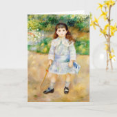 Pierre-Auguste Renoir - Kind mit Peitsche Karte (Gelbe Blume)