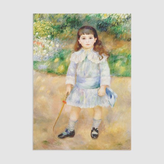 Pierre-Auguste Renoir - Kind mit Peitsche Seidenpapier