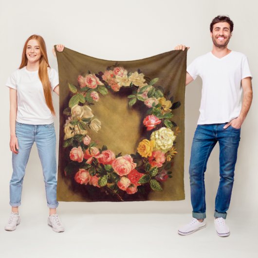 Pierre-Auguste Renoir - Krone der Rose Fleecedecke (Beispiel)