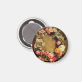 Pierre-Auguste Renoir - Krone der Rose Magnet (Vorderseite/Rückseite)
