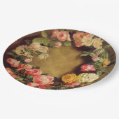 Pierre-Auguste Renoir - Krone der Rose Pappteller (Schrägansicht)