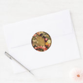 Pierre-Auguste Renoir - Krone der Rose Runder Aufkleber (Umschlag)