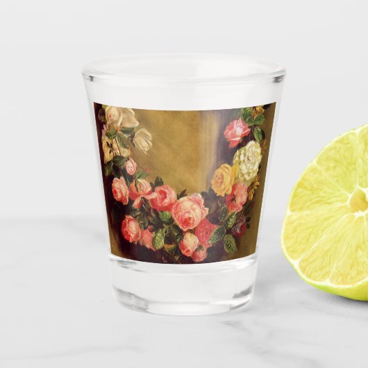 Pierre-Auguste Renoir - Krone der Rose Schnapsglas (Vorderseite)