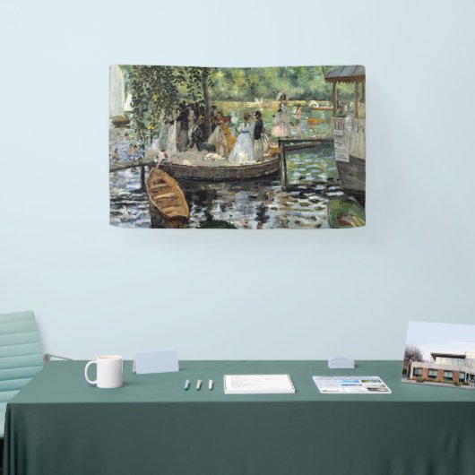 Pierre-Auguste Renoir - La Grenouillere Banner (Messe)