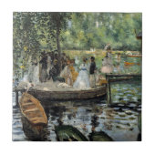 Pierre-Auguste Renoir - La Grenouillere Fliese (Vorderseite)