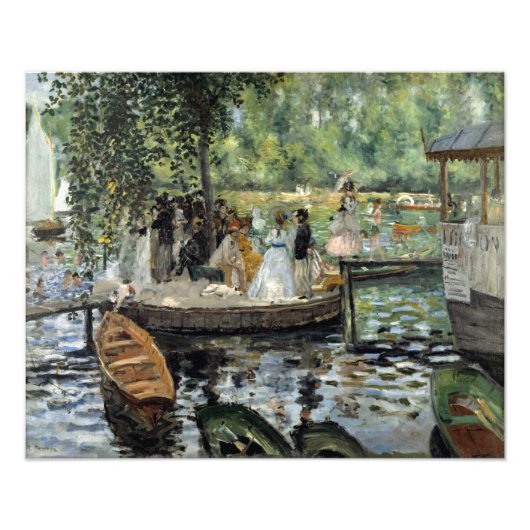 Pierre-Auguste Renoir - La Grenouillere Fotodruck (Vorne)
