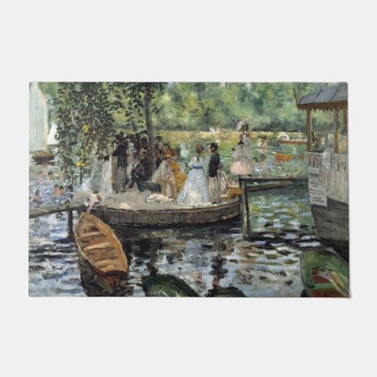 Pierre-Auguste Renoir - La Grenouillere Fußmatte (Vorderseite)