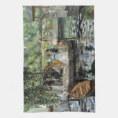 Pierre-Auguste Renoir - La Grenouillere Geschirrtuch (Vertikal)