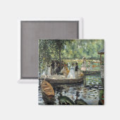 Pierre-Auguste Renoir - La Grenouillere Magnet (Vorderseite/Rückseite)