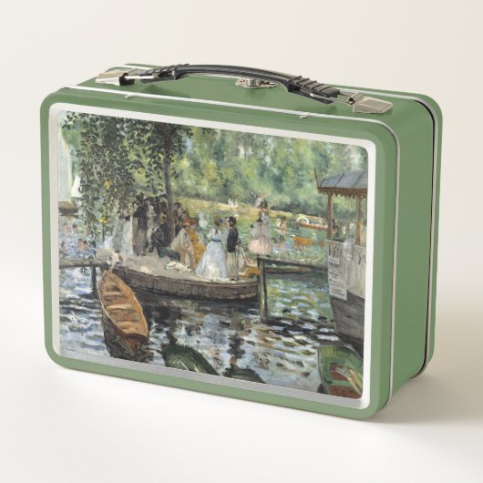 Pierre-Auguste Renoir - La Grenouillere Metall Brotdose (Rückseite)