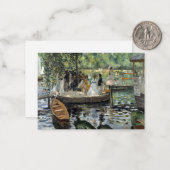 Pierre-Auguste Renoir - La Grenouillere Mitteilungskarte (Vorderseite/Rückseite Beispiel)