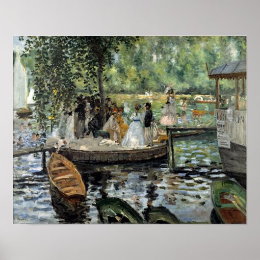 Pierre-Auguste Renoir - La Grenouillere Poster (Vorne)