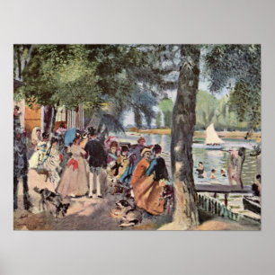 Pierre-Auguste Renoir - La Grenouillere Poster
