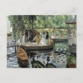 Pierre-Auguste Renoir - La Grenouillere Postkarte (Vorderseite)