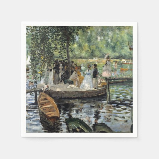 Pierre-Auguste Renoir - La Grenouillere Serviette (Vorderseite)