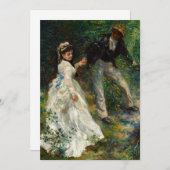 Pierre-Auguste Renoir - La Promenade Dankeskarte (Vorne/Hinten)