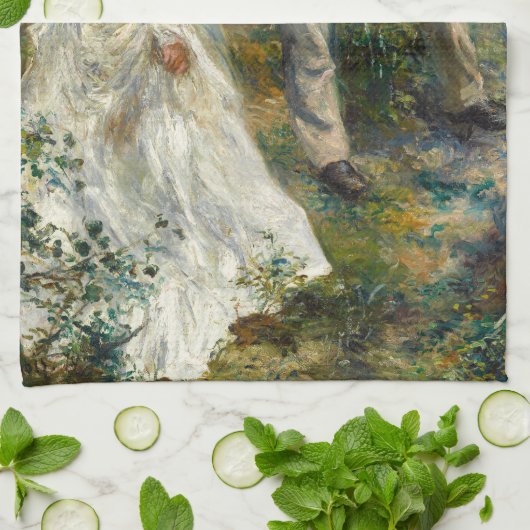 Pierre-Auguste Renoir - La Promenade Geschirrtuch (Gefaltet)