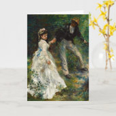 Pierre-Auguste Renoir - La Promenade Karte (Gelbe Blume)