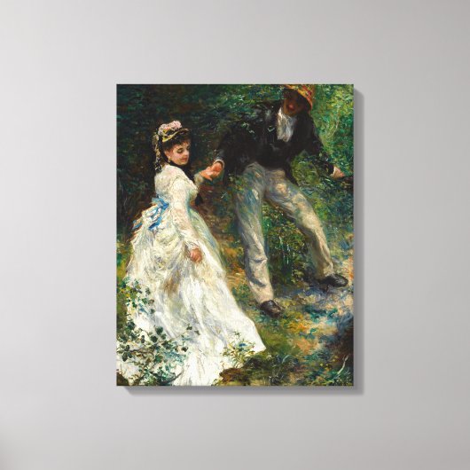 Pierre-Auguste Renoir - La Promenade Leinwanddruck (Vorderseite)