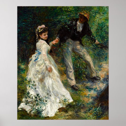 Pierre-Auguste Renoir - La Promenade Poster (Vorne)