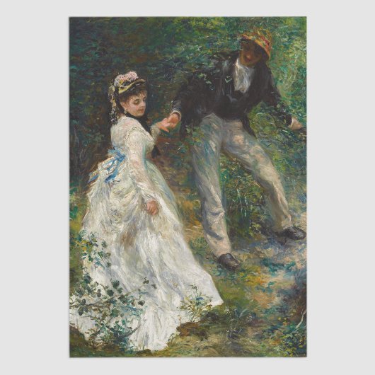 Pierre-Auguste Renoir - La Promenade Seidenpapier