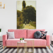 Pierre Auguste Renoir Landschaft mit zwei Figuren Leinwanddruck (Insitu (Wohnzimmer))