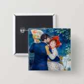 Pierre-Auguste Renoir - Landtanz Button (Vorne & Hinten)