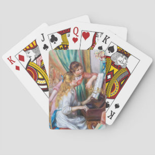 Pierre Auguste Renoir - Mädchen am Klavier Spielkarten