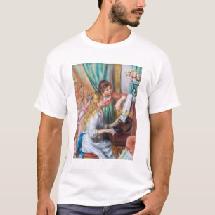 Pierre Auguste Renoir - Mädchen am Klavier T-Shirt