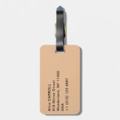 Pierre-Auguste Renoir - Mädchen mit einem Fan Gepäckanhänger (Rückseite vertikal)