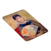 Pierre-Auguste Renoir - Mädchen mit einem Fan Magnet (Rechte Seite)