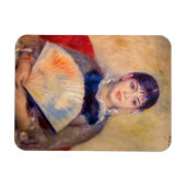 Pierre-Auguste Renoir - Mädchen mit einem Fan Magnet (Horizontal)