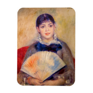 Pierre-Auguste Renoir - Mädchen mit einem Fan Magnet