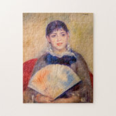 Pierre-Auguste Renoir - Mädchen mit einem Fan Puzzle (Vertikal)