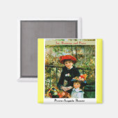 Pierre Auguste Renoir Magnet (Vorderseite/Rückseite)