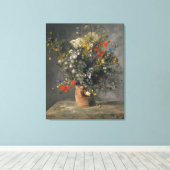 Pierre Auguste Renoir Malerei, Blume in einer Vase Leinwanddruck (Insitu (Holzboden))