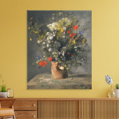 Pierre Auguste Renoir Malerei, Blume in einer Vase Leinwanddruck (Insitu (Wohnzimmer))