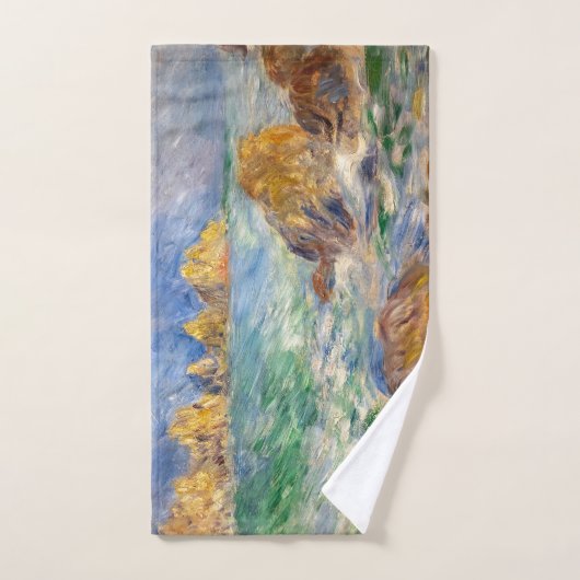 Pierre-Auguste Renoir - Marine, Guernesey Badhandtuch Set (Handtuch)