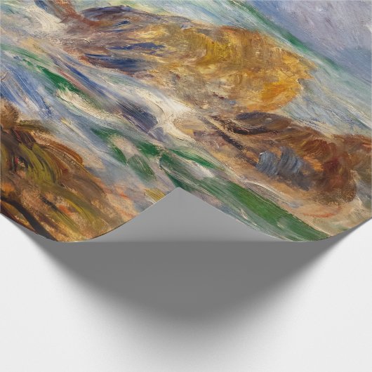 Pierre-Auguste Renoir - Marine, Guernesey Geschenkpapier (Ecke)