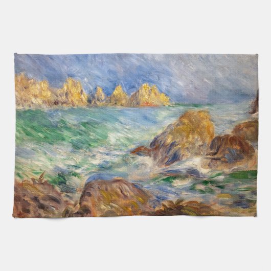 Pierre-Auguste Renoir - Marine, Guernesey Geschirrtuch (Horizontal)