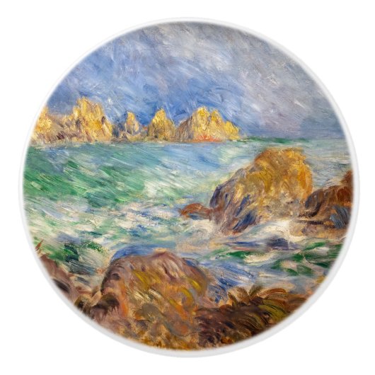 Pierre-Auguste Renoir - Marine, Guernesey Keramikknauf (Vorderseite)