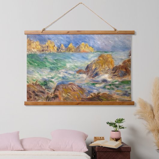 Pierre-Auguste Renoir - Marine, Guernesey Wandteppich Mit Holzrahmen (Schlafzimmer)