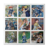 Pierre-Auguste Renoir - Masterpiece Grid Collage Fliese (Vorderseite)