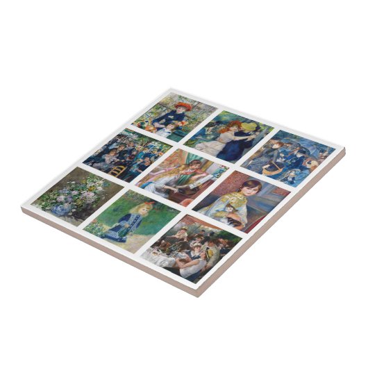 Pierre-Auguste Renoir - Masterpiece Grid Collage Fliese (Seite)
