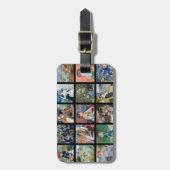 Pierre-Auguste Renoir - Masterpiece Grid Collage Gepäckanhänger (Vorderseite vertikal)