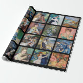 Pierre-Auguste Renoir - Masterpiece Grid Collage Geschenkpapier (Ungerollt)