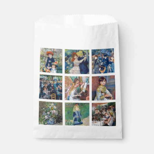 Pierre-Auguste Renoir - Masterpiece Grid Collage Geschenktütchen (Vorderseite)