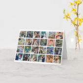Pierre-Auguste Renoir - Masterpiece Grid Collage Karte (Gelbe Blume)