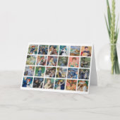 Pierre-Auguste Renoir - Masterpiece Grid Collage Karte (Vorderseite)