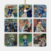 Pierre-Auguste Renoir - Masterpiece Grid Collage Keramikornament (Rückseite)